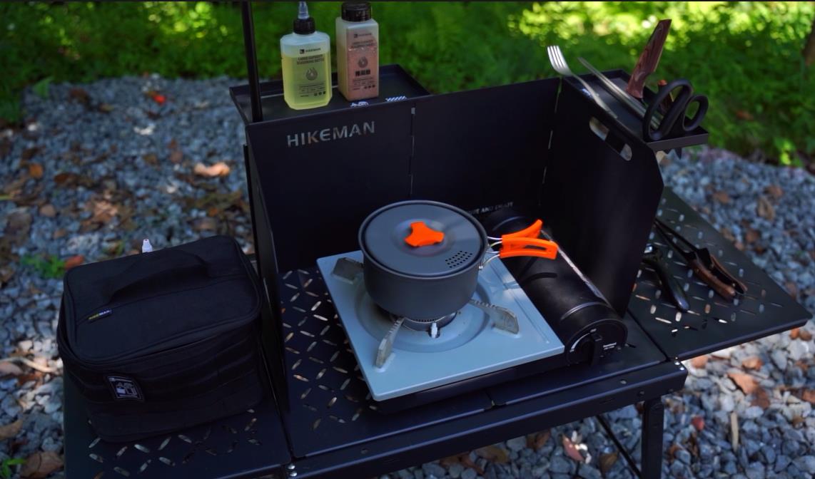 IGT風 ローテーブル2台＋連結板＋HIKEMAN　ウインドスクリーン セット IGT風 ローテーブル2台＋連結板＋HIKEMAN ウインドスクリーン